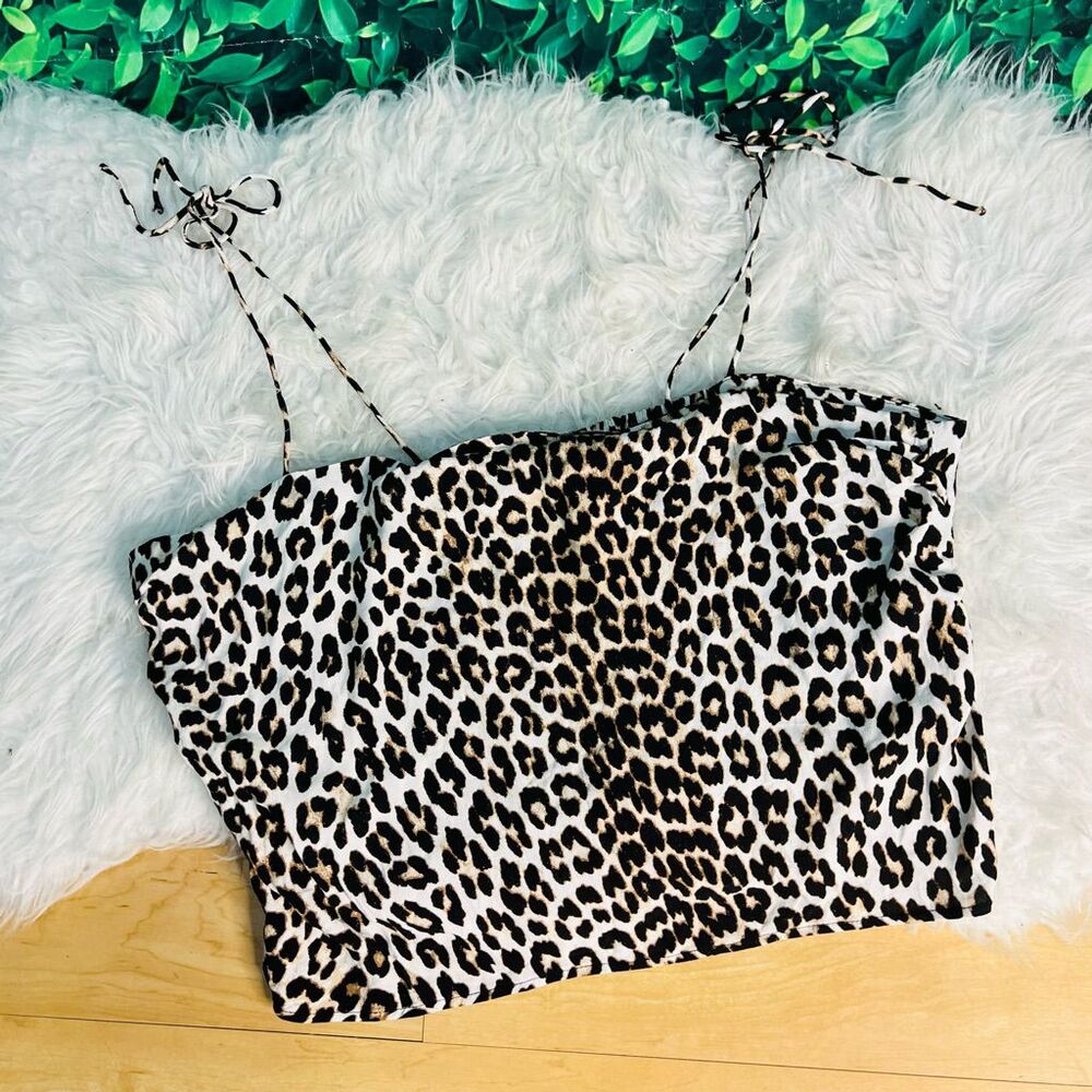 H&M animal print tank top plus size 2XL